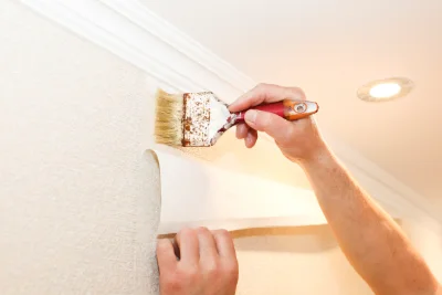 Pose de papier peint à Escoubès — revêtements muraux et toiles de verre